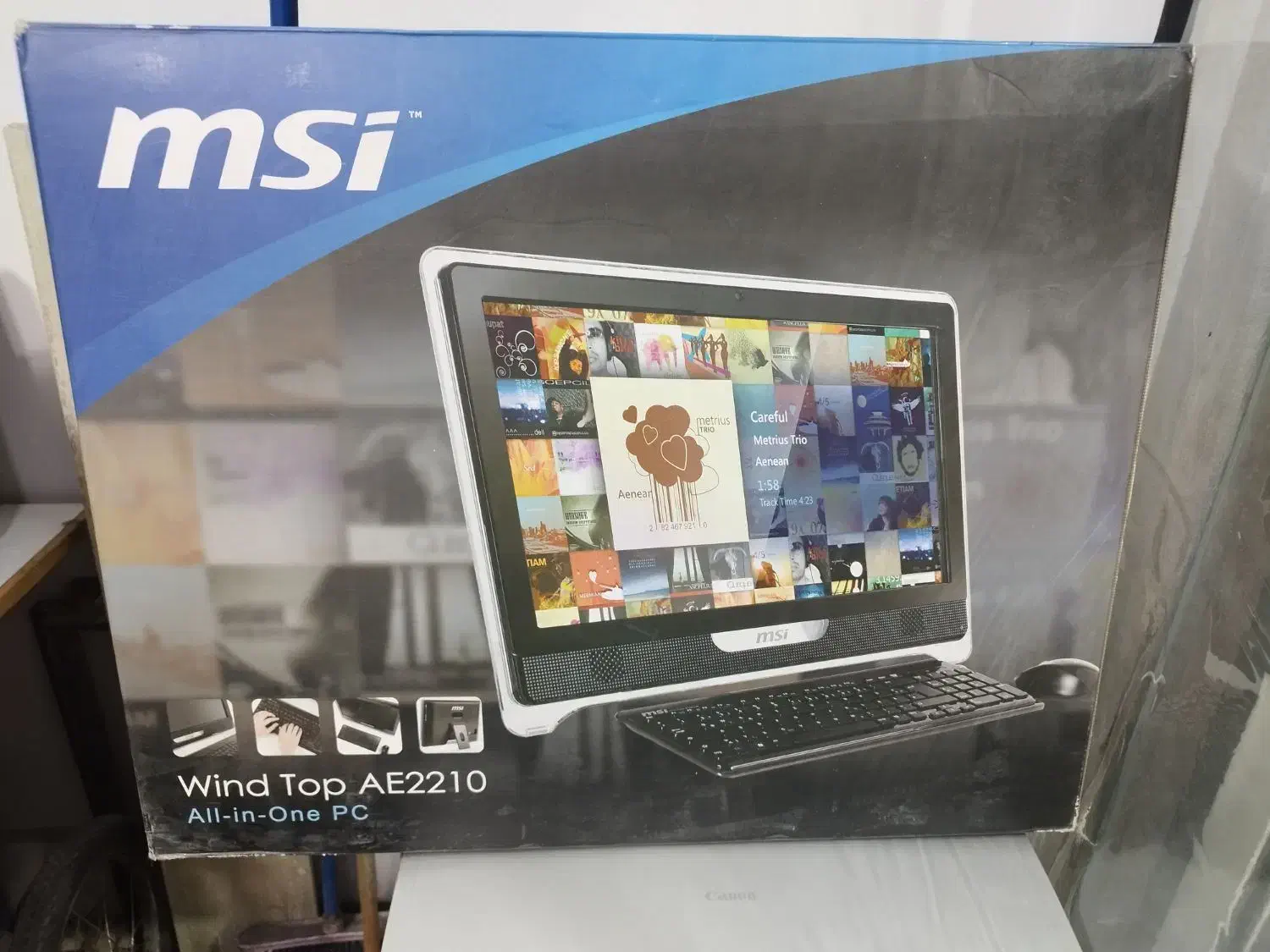 all in one MSI سفید و خوشگل فول تاچ|رایانه رومیزی|اندیشه, اندیشه فاز ۴|دیوار