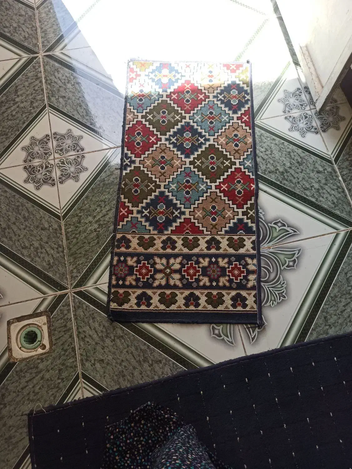 گلیم فرش|گلیم، جاجیم، گبه|جوانرود, |دیوار