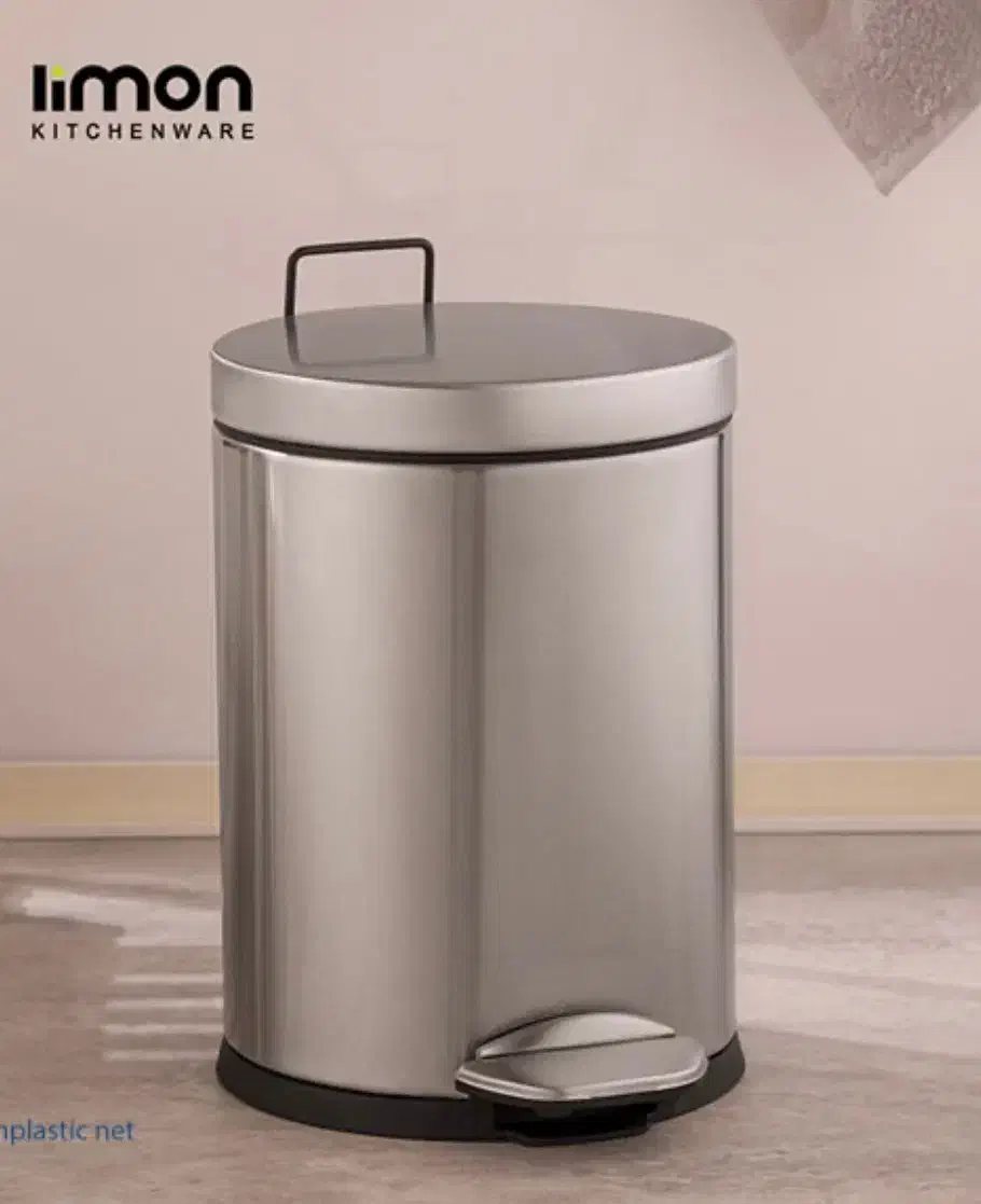 سطل پدالی استیل لیمون|لوازم نظافت|ری, دیلمان|دیوار
