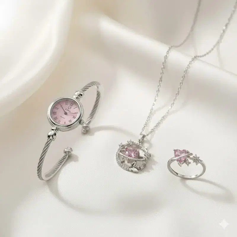 ست ساعت و گردن بند و انگشتر|بدلیجات|یزد, |دیوار