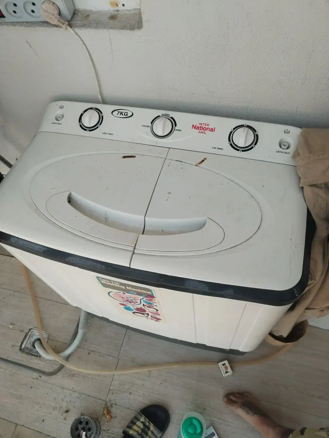 ماشین لباس شویی دوقلو اینتر ناسینال|ماشین لباسشویی و خشک‌کن لباس|رودهن, |دیوار