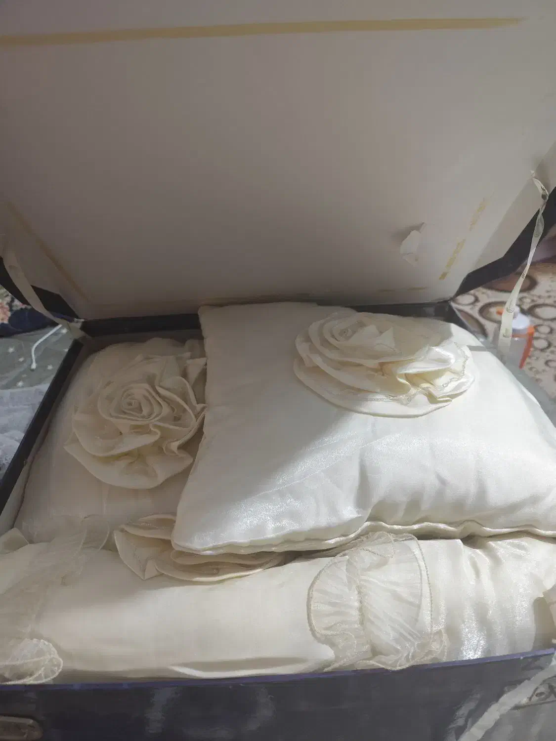 سرویس روتختی ساتن عروس ترک دونفره|سرویس روتختی|بوشهر, |دیوار