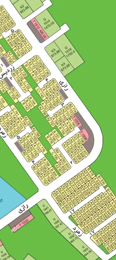 ۲۱۶ متر/زمین ویلایی/فاز۲ محله۴/ ۲بر|فروش زمین و ملک کلنگی|هشتگرد, کوشک زر|دیوار