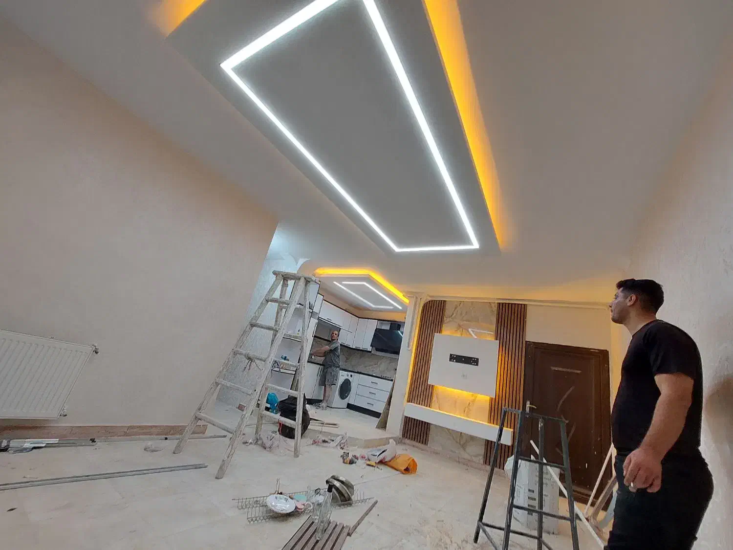 بازسازی منازل کناف، کاغذ، رنگ|خدمات پیشه و مهارت|خرم‌آباد, |دیوار