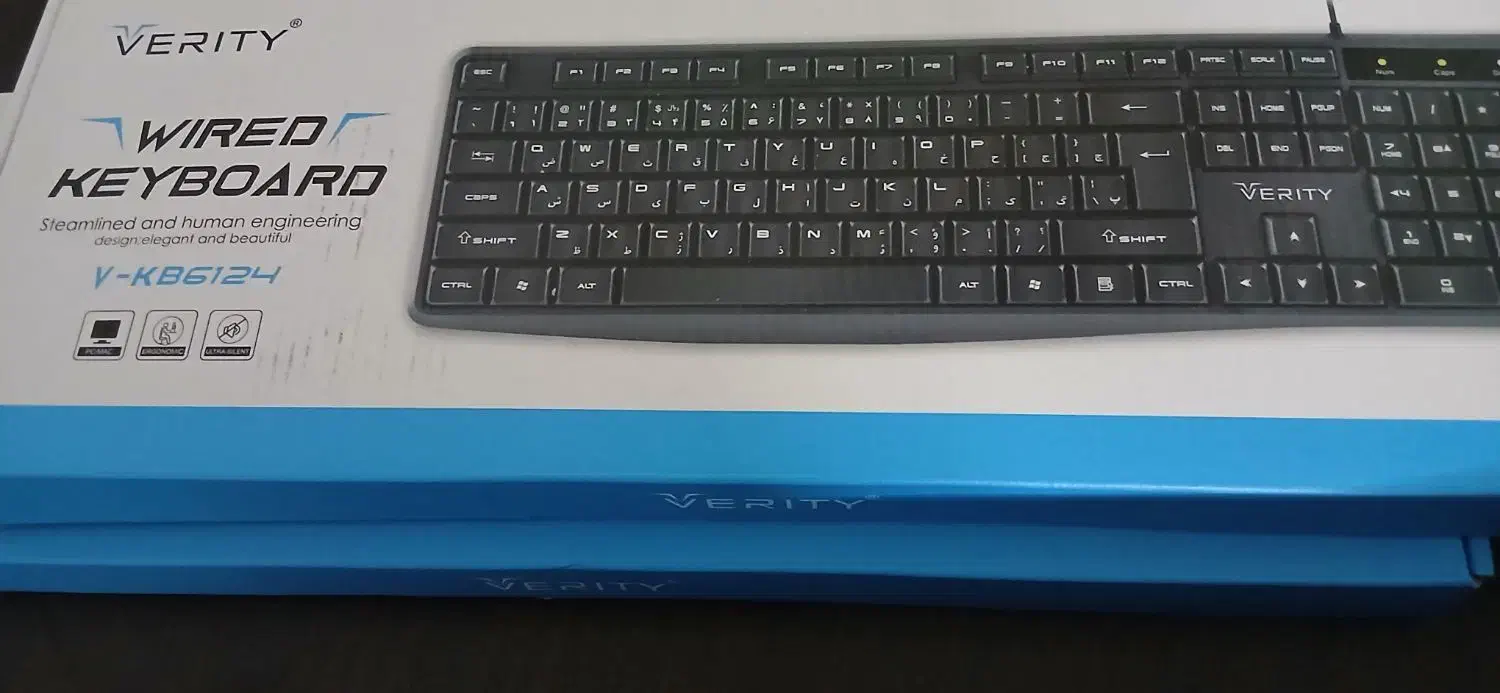 کیبورد V-KB6124|قطعات و لوازم جانبی رایانه|تهران, جوادیه|دیوار
