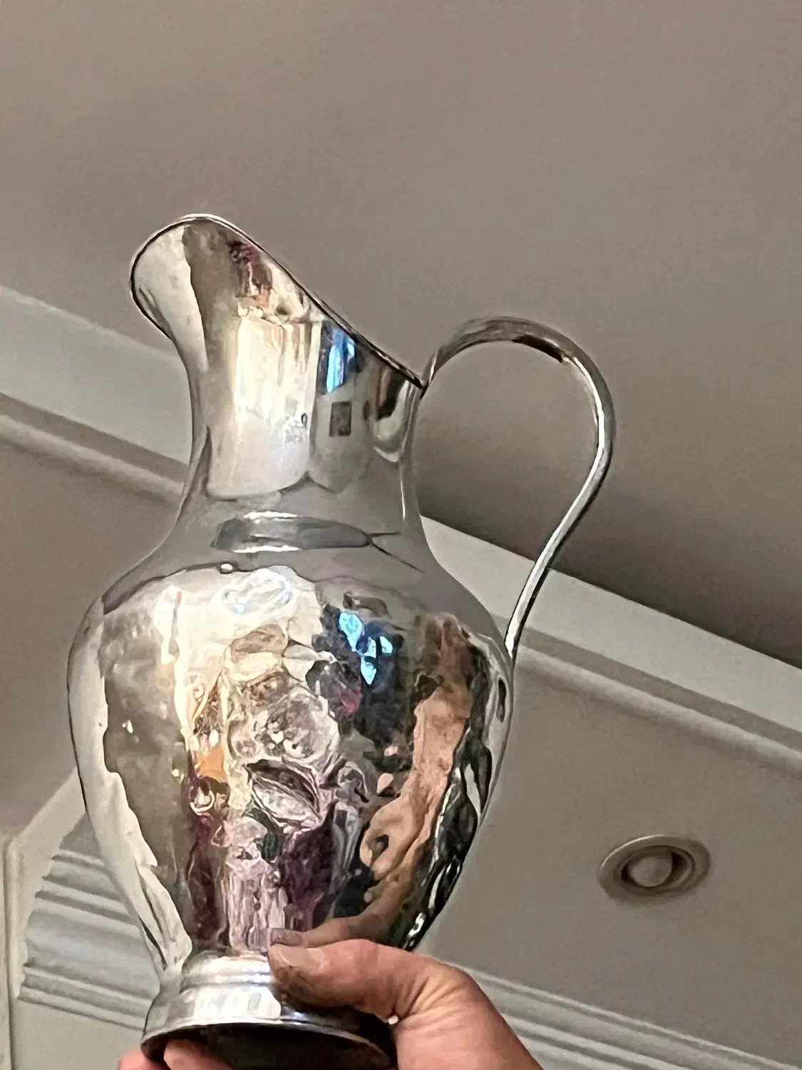 پارچ قدیمی مسی نیاز به تعمیر|کلکسیون اشیاء عتیقه|تهران, تهرانسر شرقی|دیوار