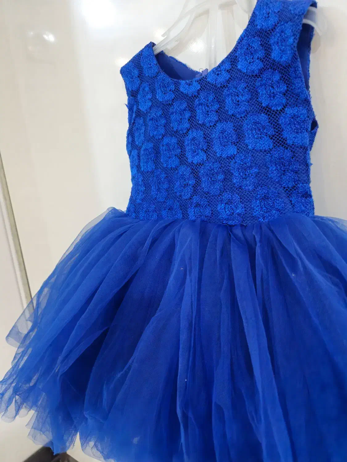 لباس عروس دخترانه آبی کاربنی مناسب ۲ تا ۴ سال|کفش و لباس بچه|خاوران, |دیوار