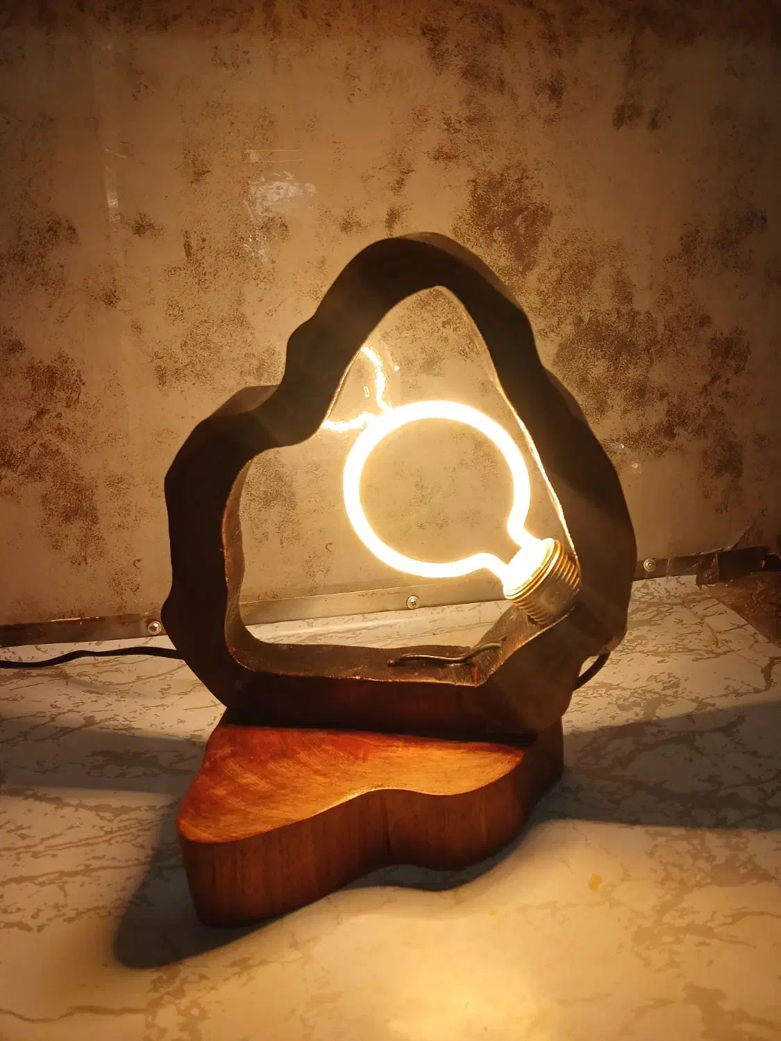 آباژور چوبی|چراغ خواب و آباژور|اهواز, زرگان|دیوار