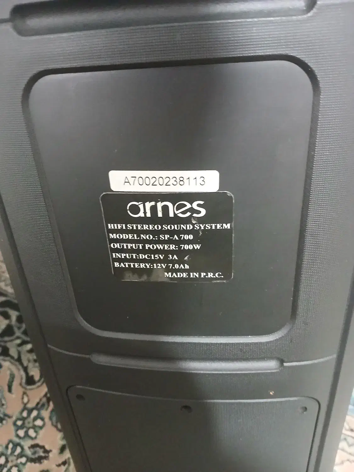 اسپیکر بزرگ arnes|سیستم صوتی خانگی|اردبیل, |دیوار