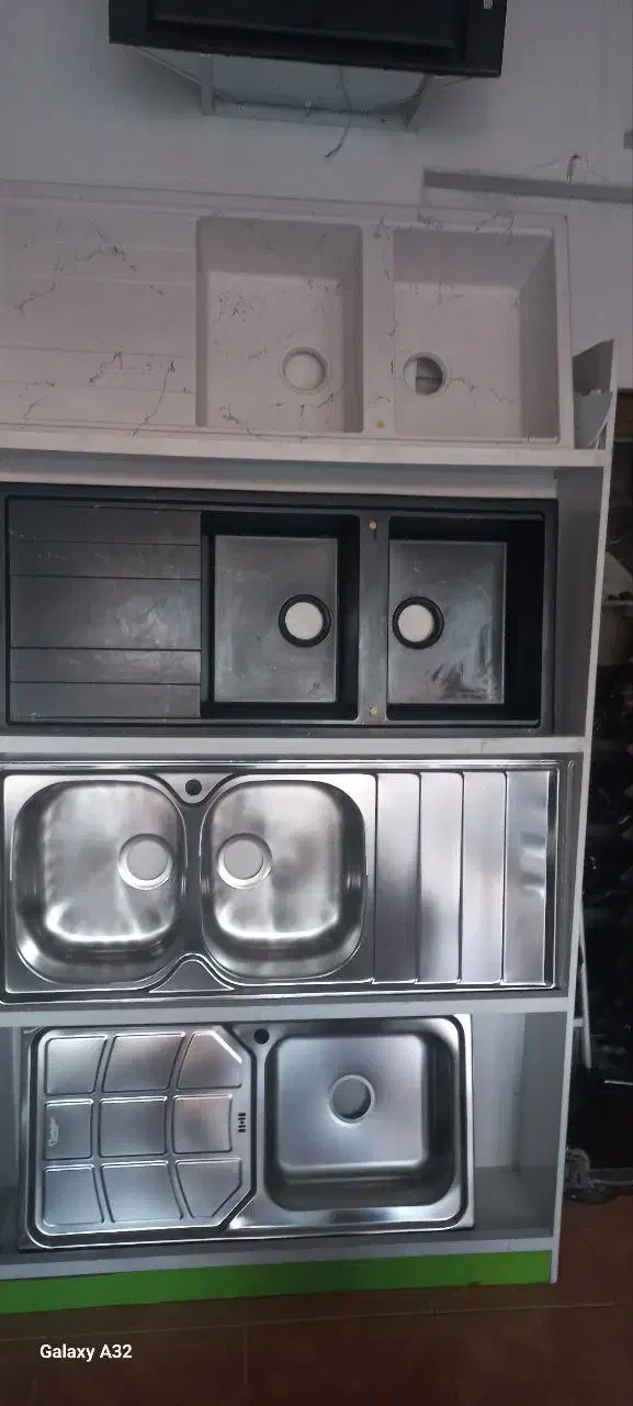 انواع سینک استیل وگرانیت زیر قیمت فاکتور|مصالح و تجهیزات ساختمان|بوکان, |دیوار