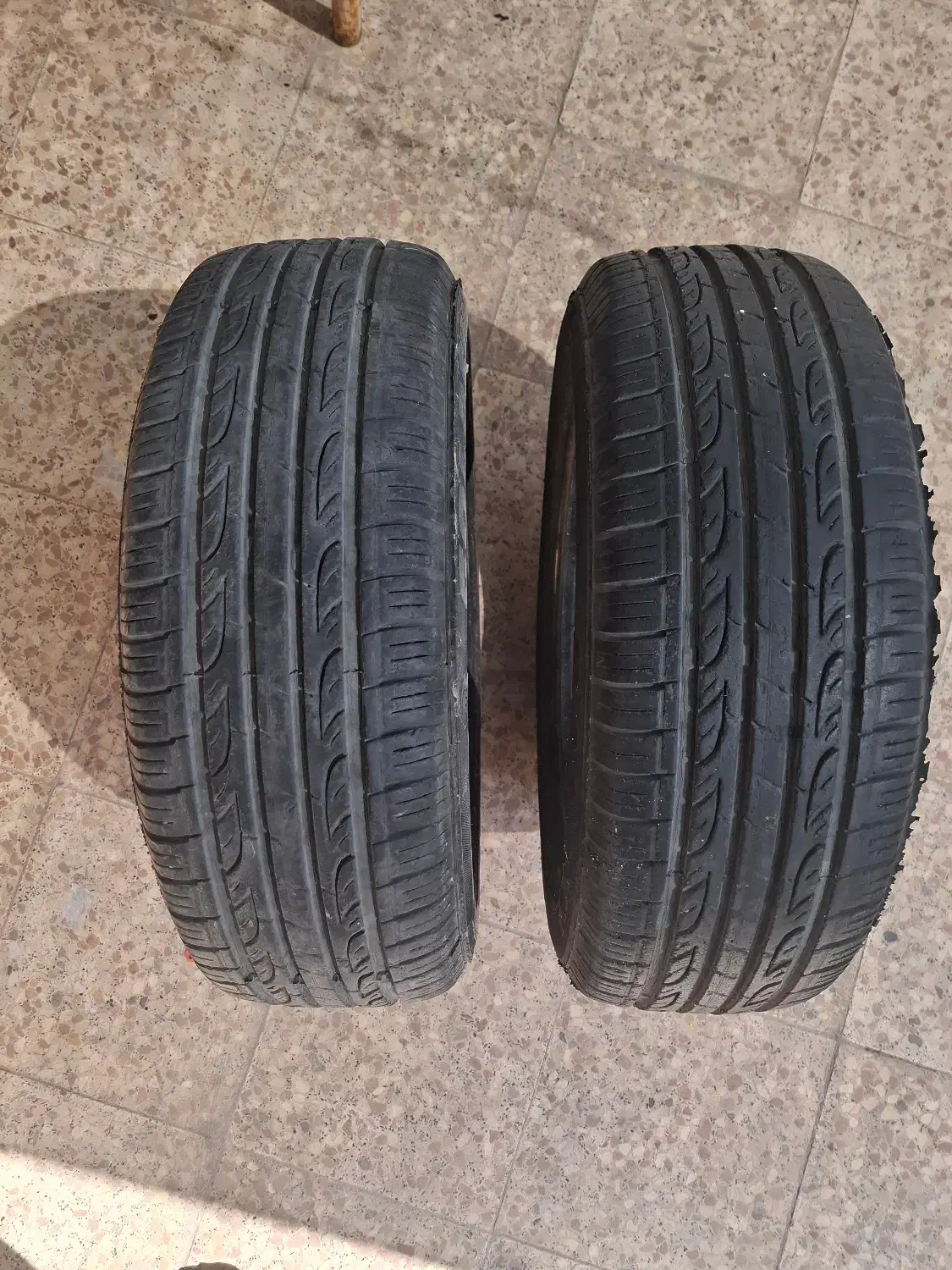 یک جفت لاستیک کارکرده ساینا 185/60 R14|قطعات یدکی و لوازم جانبی|اهواز, فاز ۲ پادادشهر|دیوار