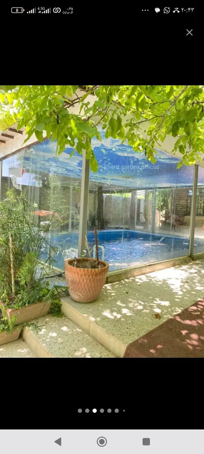 اجاره باغ ویلا منزل مبله|اجارهٔ کوتاهمدت ویلا و باغ|صدرا-فارس, فاز ۲|دیوار