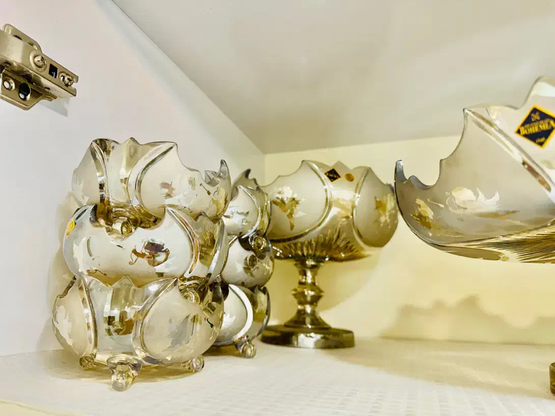 سرویس بوهیمیا چک رزگلد|ظروف سرو و پذیرایی|تهران, چهارصد دستگاه|دیوار