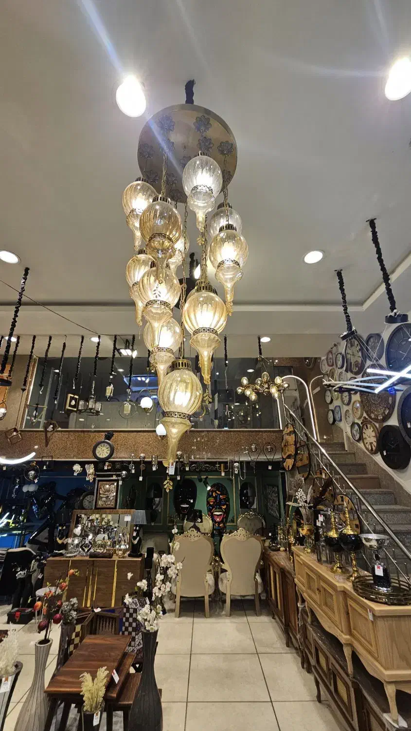 لوسترمراکشی سلطنتی|لوستر و چراغ آویز|مشهد, توس (بلوار توس)|دیوار