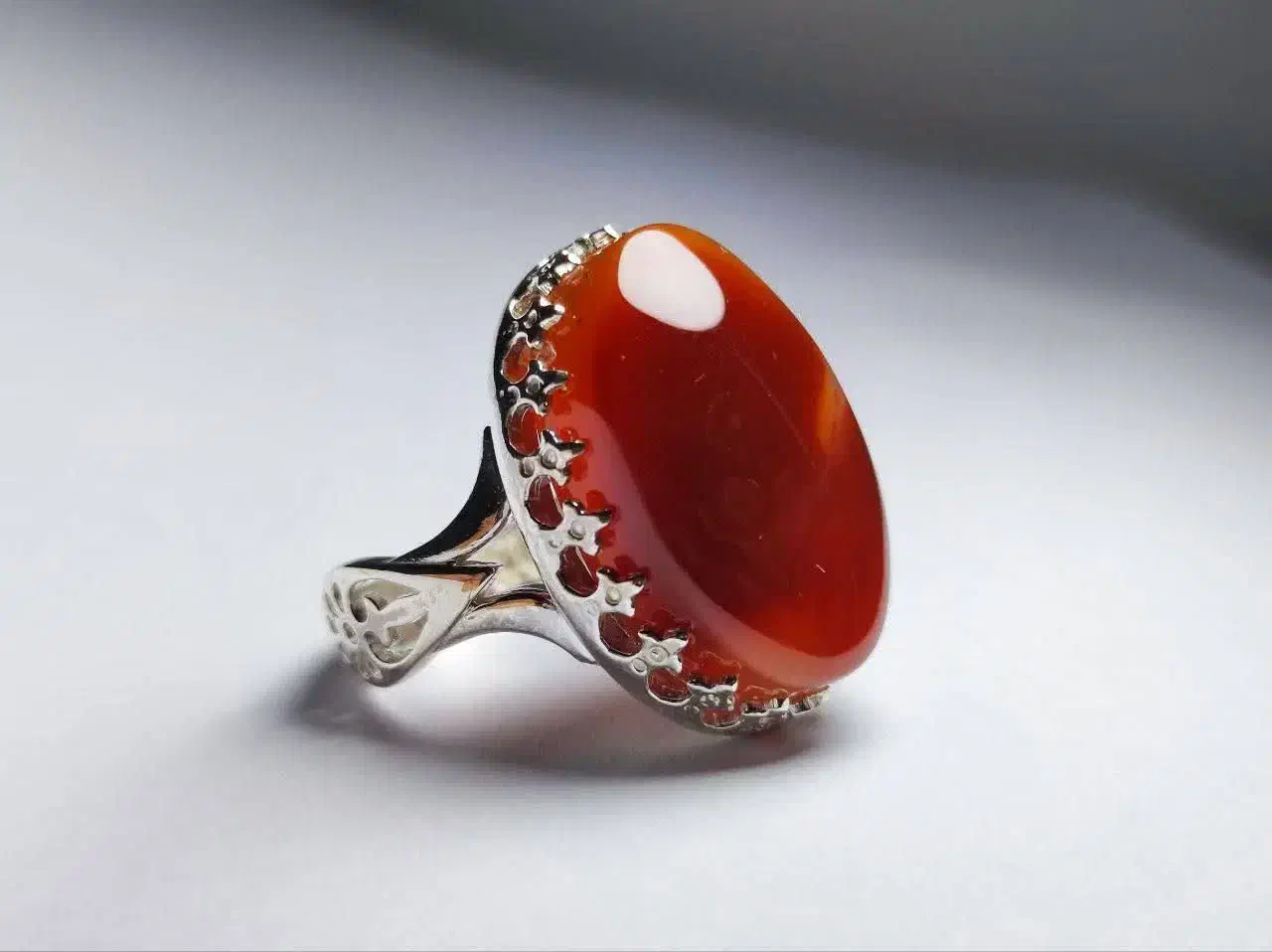 انگشتر عقیق سرخ اصلی|جواهرات|تهران, امیریه|دیوار