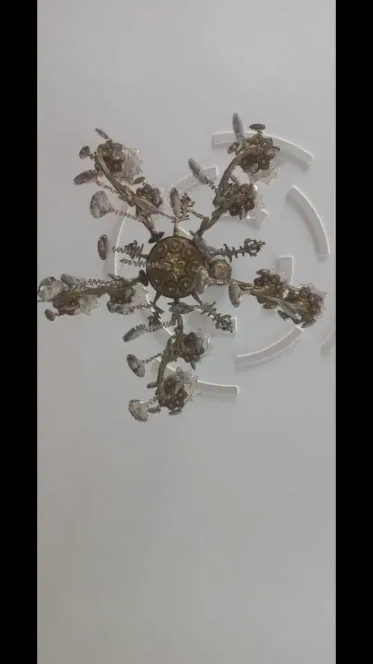 دو عدد لوستر برنز پنج شاخه ده شعله|لوستر و چراغ آویز|کرمانشاه, |دیوار