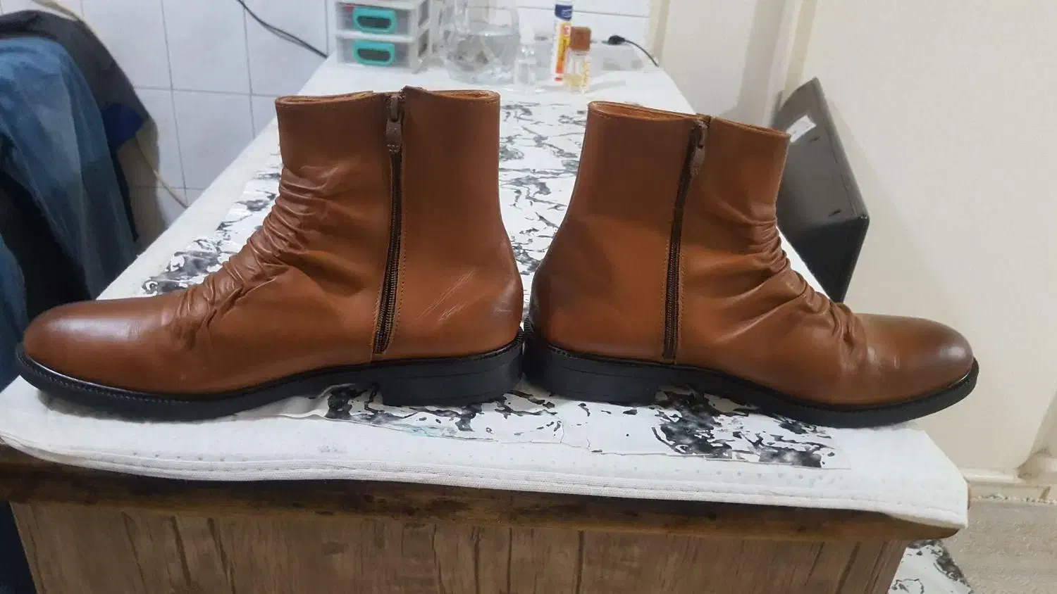 کفش نیم پوتین مردانه سایز ۴۴ رنگ قهوه ای|کیف، کفش، کمربند|تهران, سلیمانی|دیوار