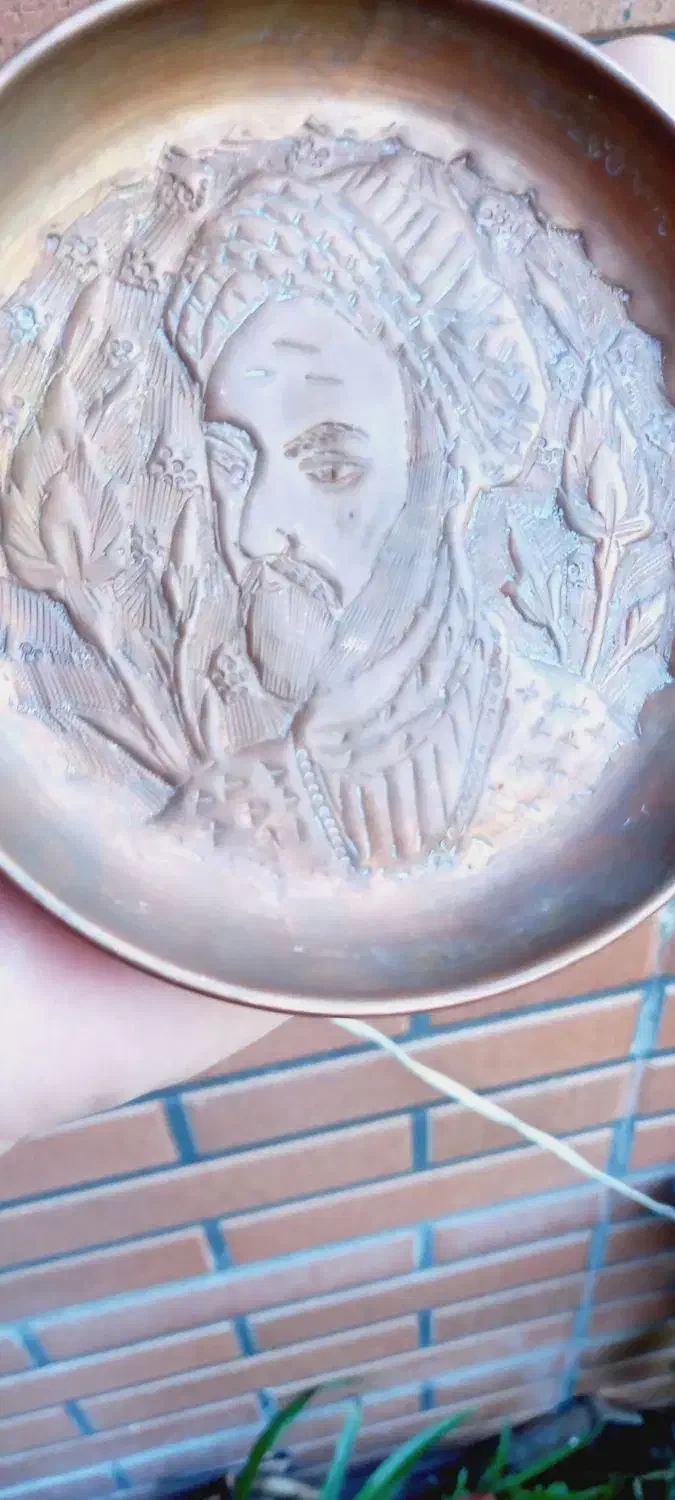 دیوار کوب برنجی تمام قلم قدیمی|صنایع دستی و سایر لوازم تزئینی|تهران, شهران شمالی|دیوار