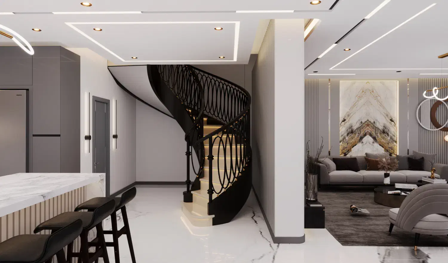 طراحیواجرای دکوراسیون داخلی- طراحی3d قبل از اجرا|خدمات پیشه و مهارت|تبریز, |دیوار