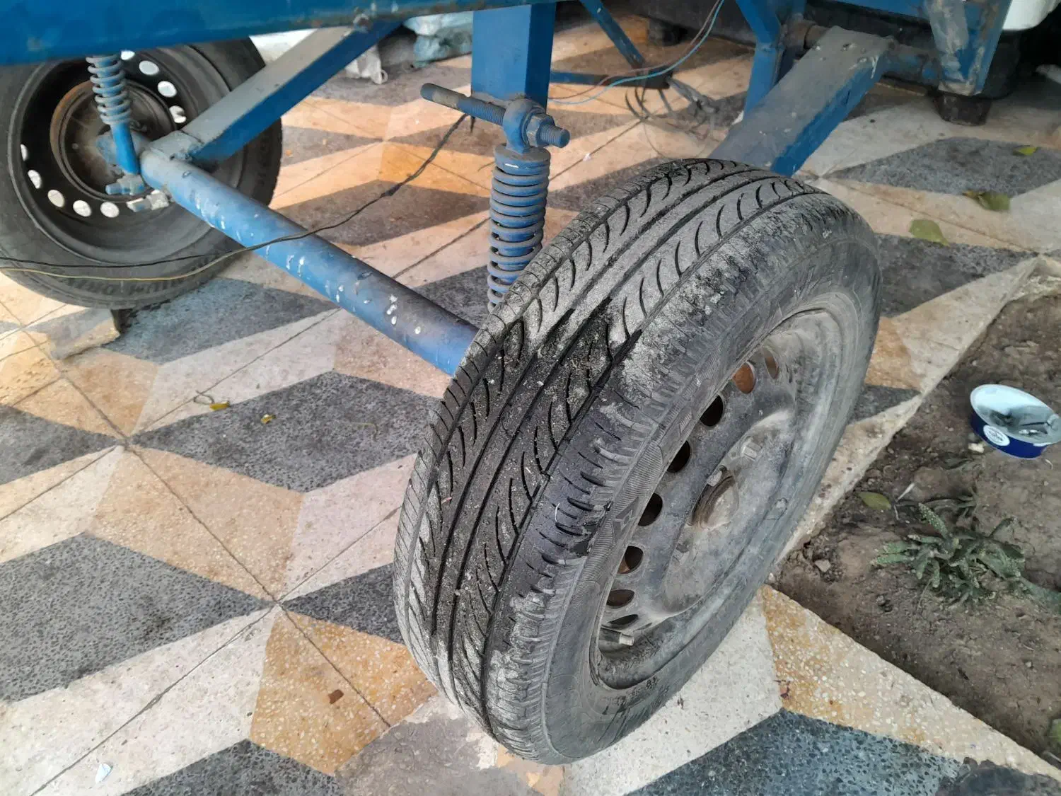 گاری سه چرخ پشت موتور|موتورسیکلت|شیراز, کوشک میدان|دیوار