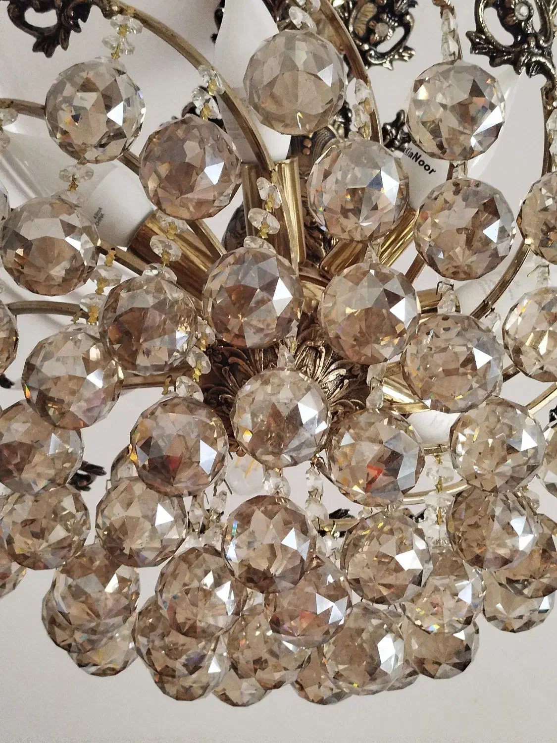 لوستر برنز ۷ شاخه|لوستر و چراغ آویز|اردبیل, |دیوار