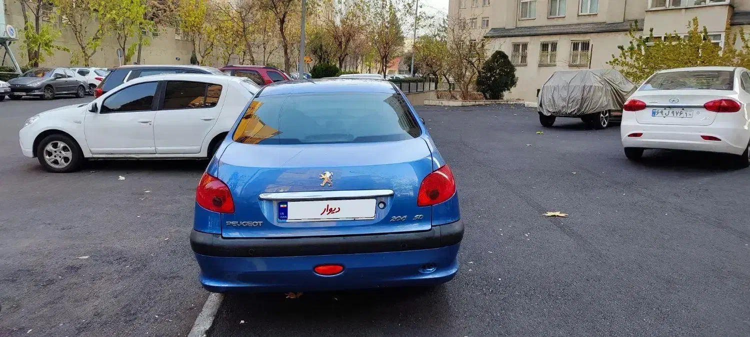 206sd بیرنگ v8|خودرو سواری و وانت|تهران, سوهانک|دیوار