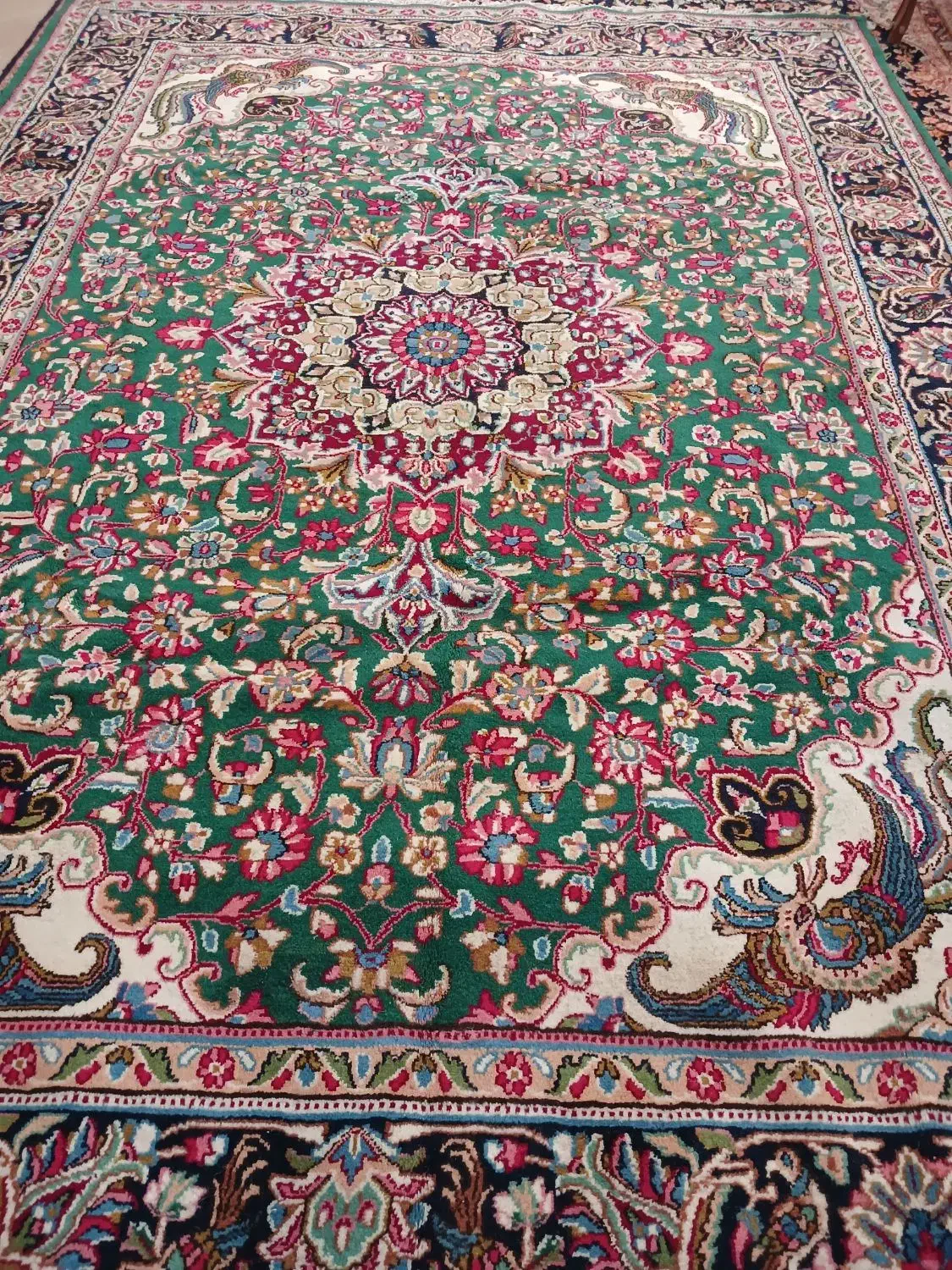 قالی دستباف کرمانی|فرش|کرمان, |دیوار