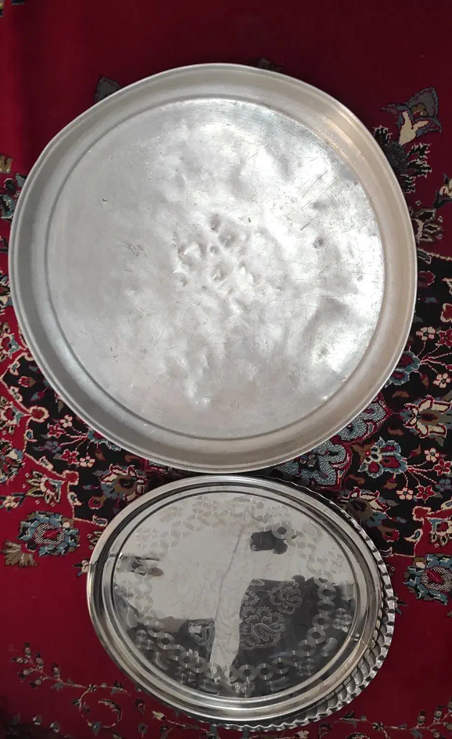 ۳ عدد سینی|ظروف سرو و پذیرایی|سرپل ذهاب, |دیوار