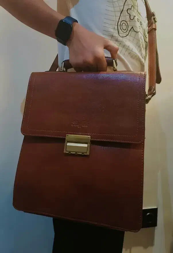 کیف چرم بوفالو رمزدار دوشی|کیف، کفش، کمربند|اصفهان, عباسآباد|دیوار