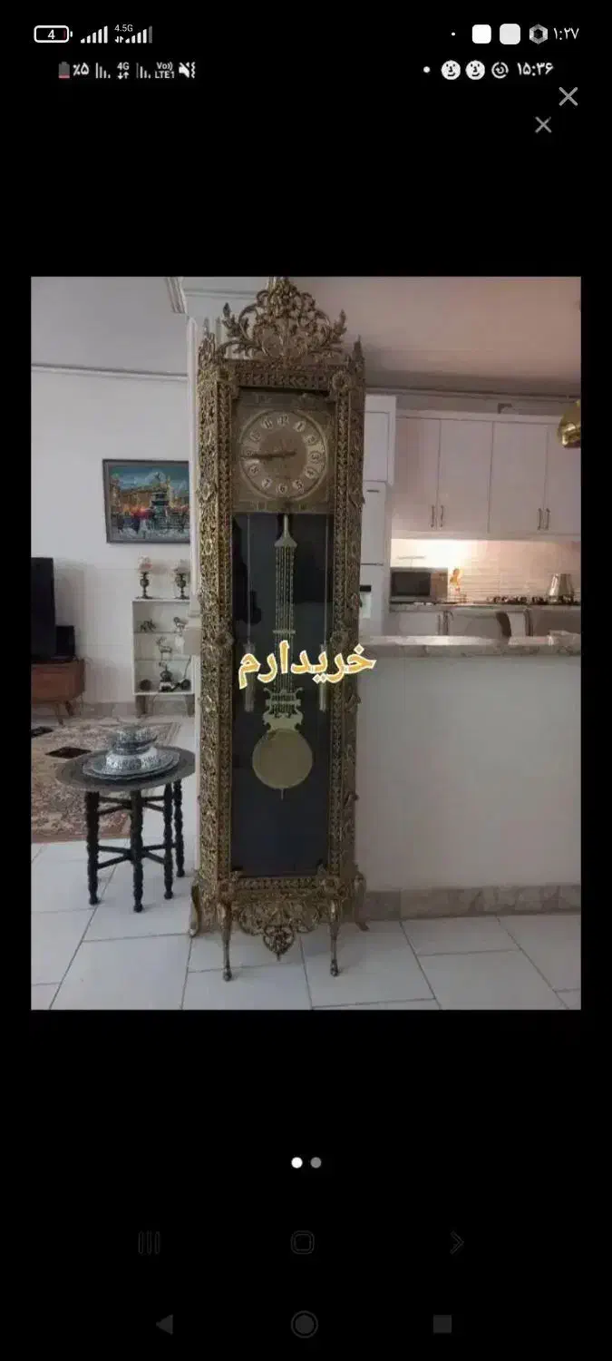 ویترین برنز،ساعت برنزی، آیینه شمعدان برنجی|کلکسیون اشیاء عتیقه|قنوات, |دیوار