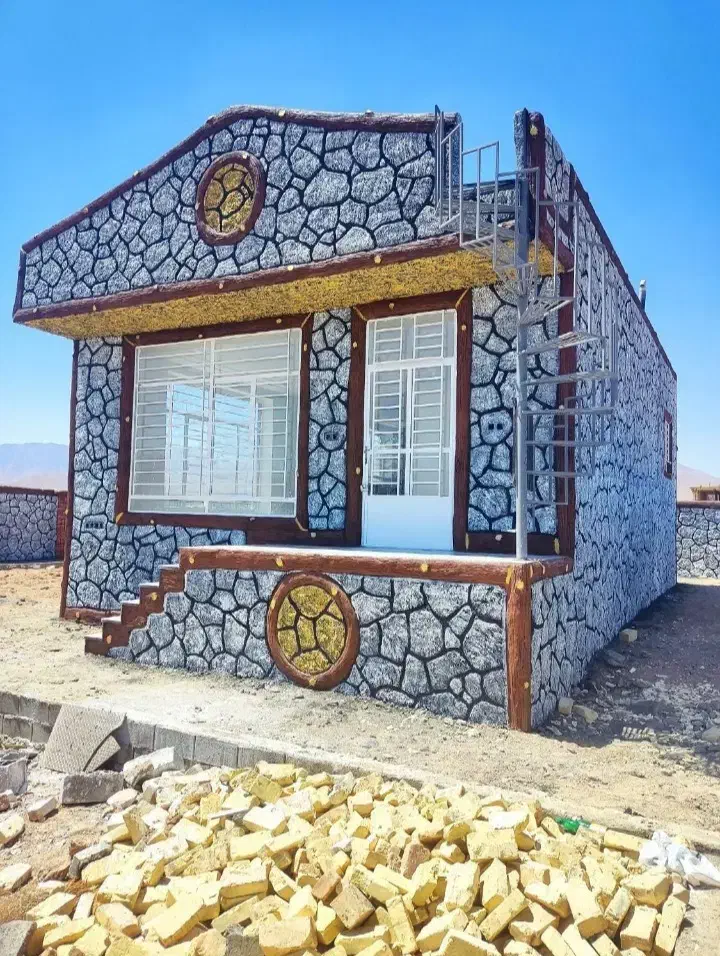 استادپلاستر طرح سنگ و طرح چوب آلاچیق کاهگل|خدمات پیشه و مهارت|هندیجان, |دیوار