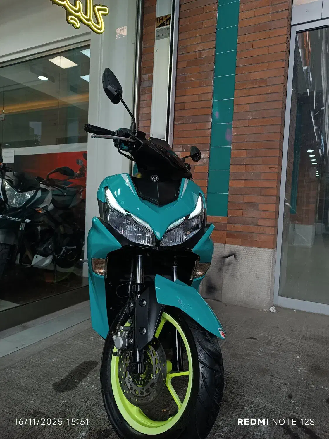 طرح ایروکس فیروزه ای 402|موتورسیکلت|تبریز, |دیوار