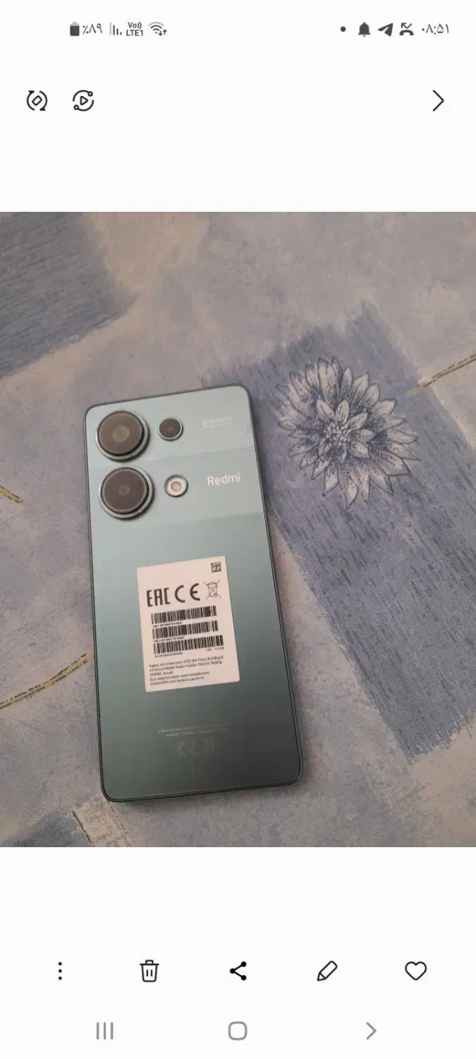 شیائومی Redmi Note 13 با حافظهٔ ۵۱۲ گیگابایت|موبایل|شیراز, بریجستون|دیوار