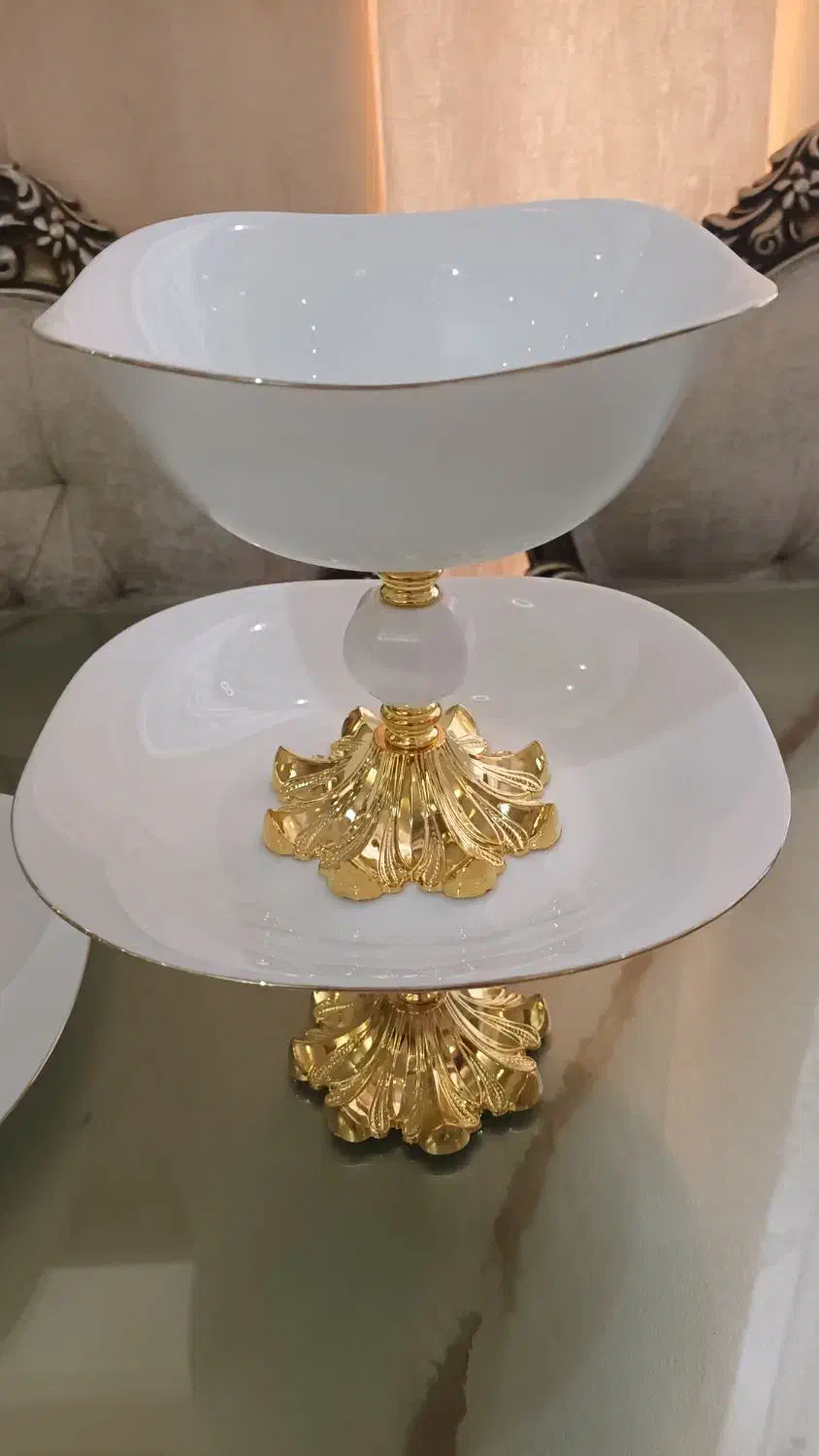 ست ارکوپال لب طلایی ۵ تیکه مناسب جهیزیه|ظروف سرو و پذیرایی|تبریز, |دیوار