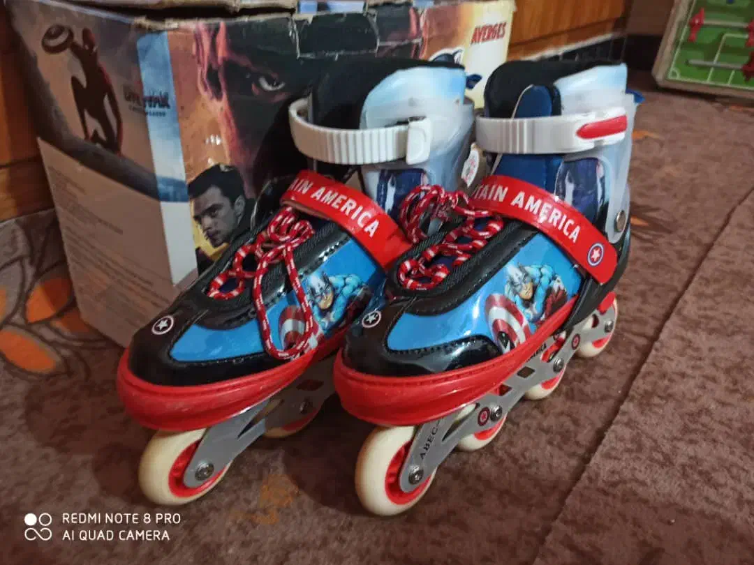 کفش اسکیت طرح کاپیتان آمریکا|اسباببازی بچه|مسجد سلیمان, |دیوار