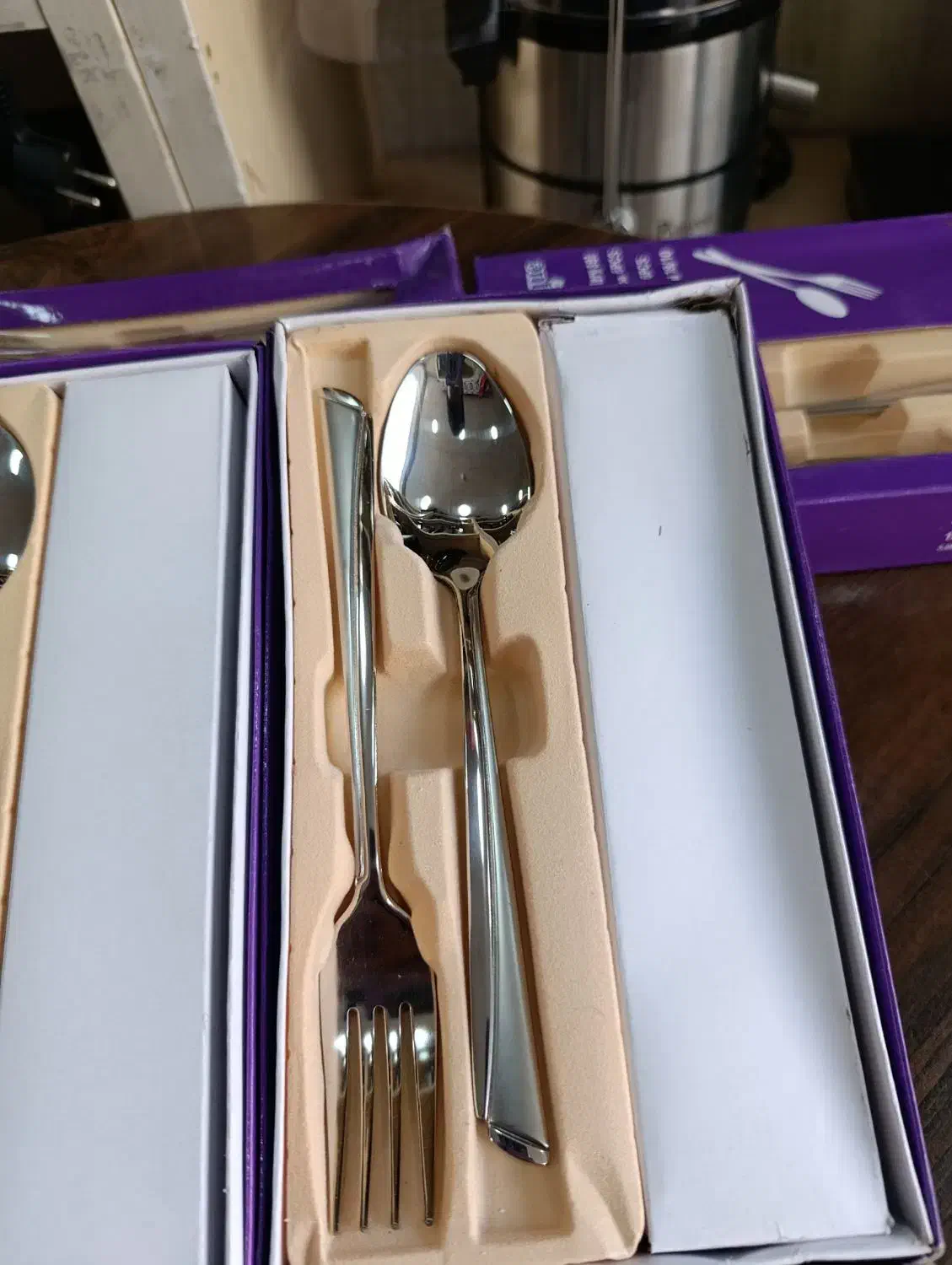 سرویس12 پارچه قاشق چنگال یونیک در 3مدل. سرخ کن|ظروف سرو و پذیرایی|قم, چهل درخت‎|دیوار