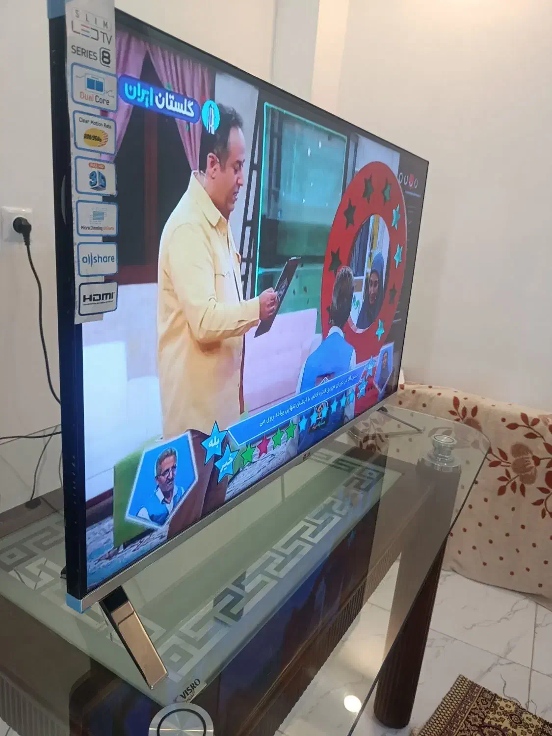 تلویزیون ال ای دی LG43فوق هوشمند|تلویزیون و پروژکتور|لاهیجان, کوی استادان|دیوار