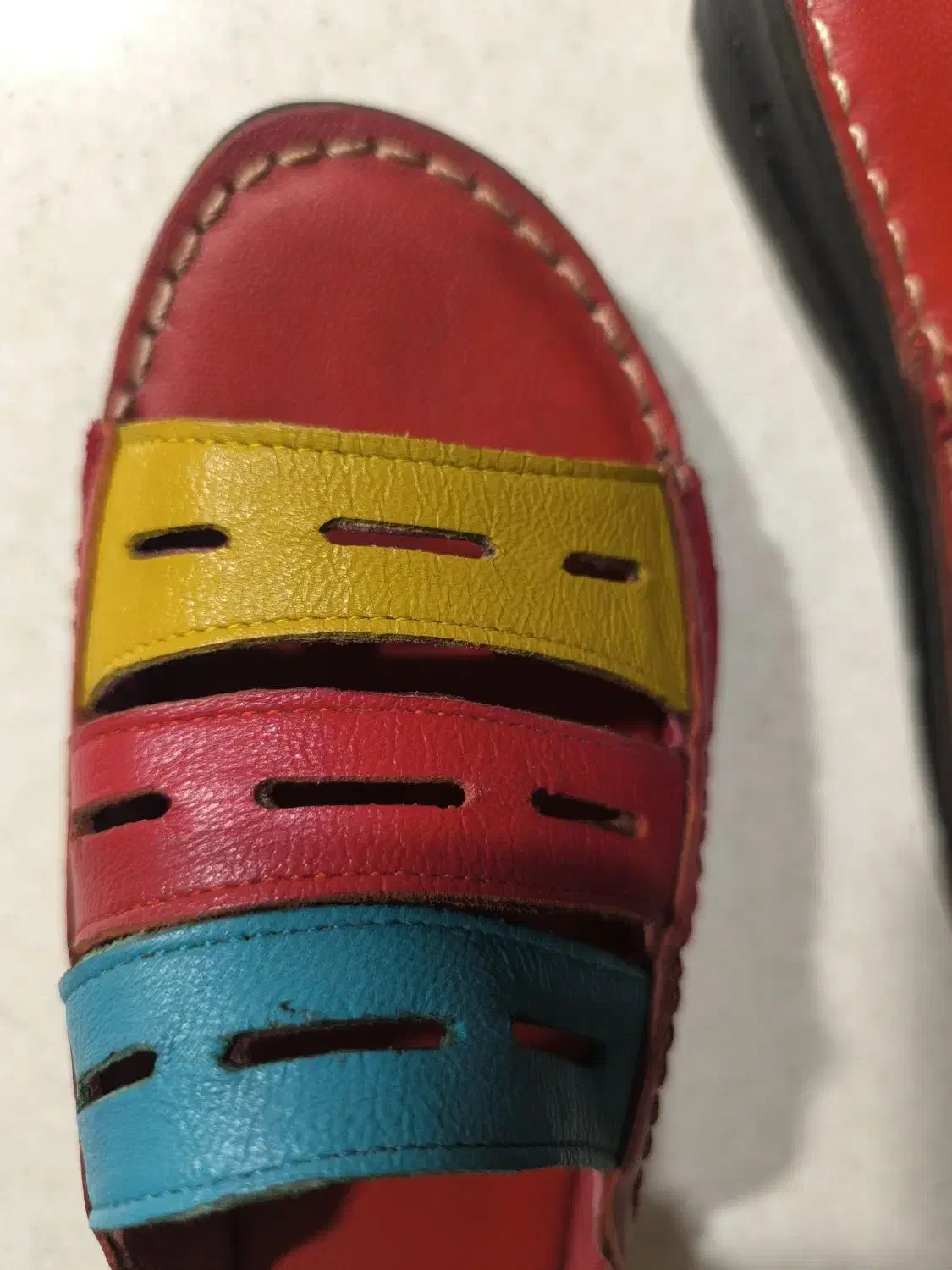 دمپایی چرم طبیعی|کیف، کفش، کمربند|خرمآباد, |دیوار