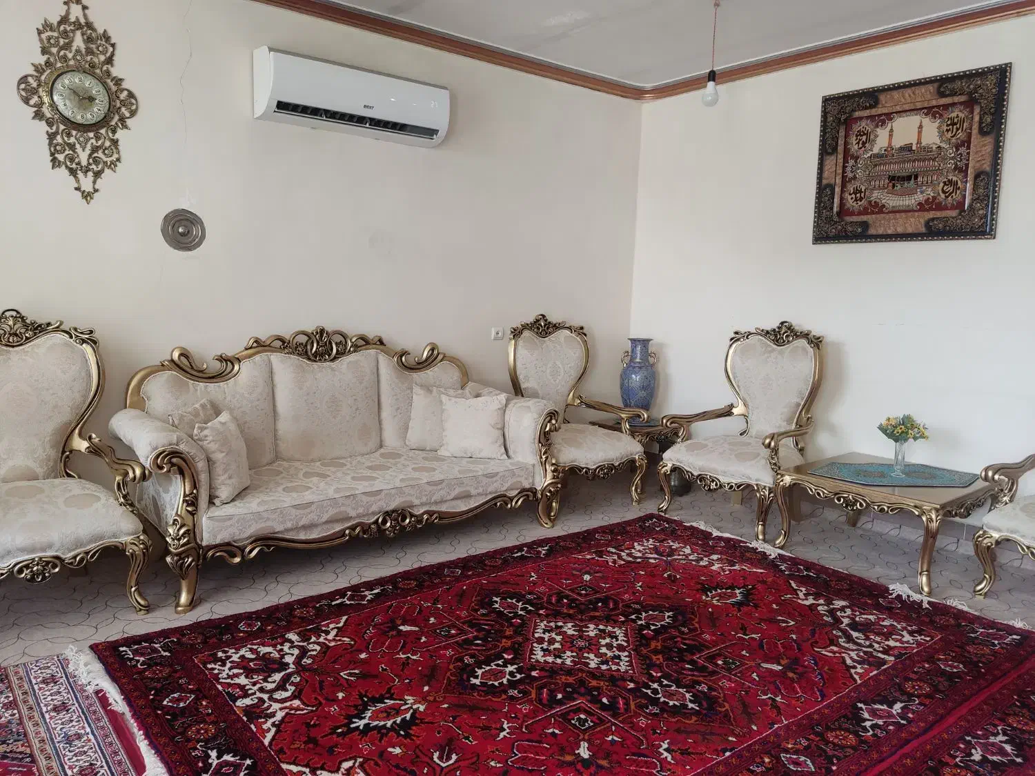 مبلمان 9 نفره طرح افسون|مبلمان خانگی و میز عسلی|ملکان, |دیوار