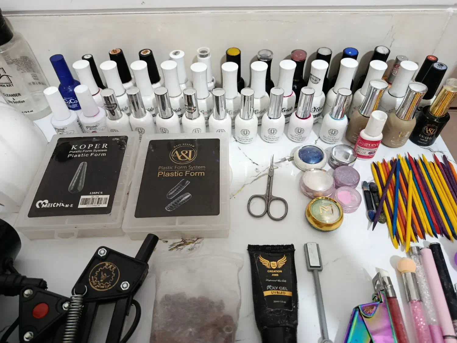 وسایل کاشت ناخن در حدنو|آرایشی، بهداشتی، درمانی|مرودشت, کناره|دیوار