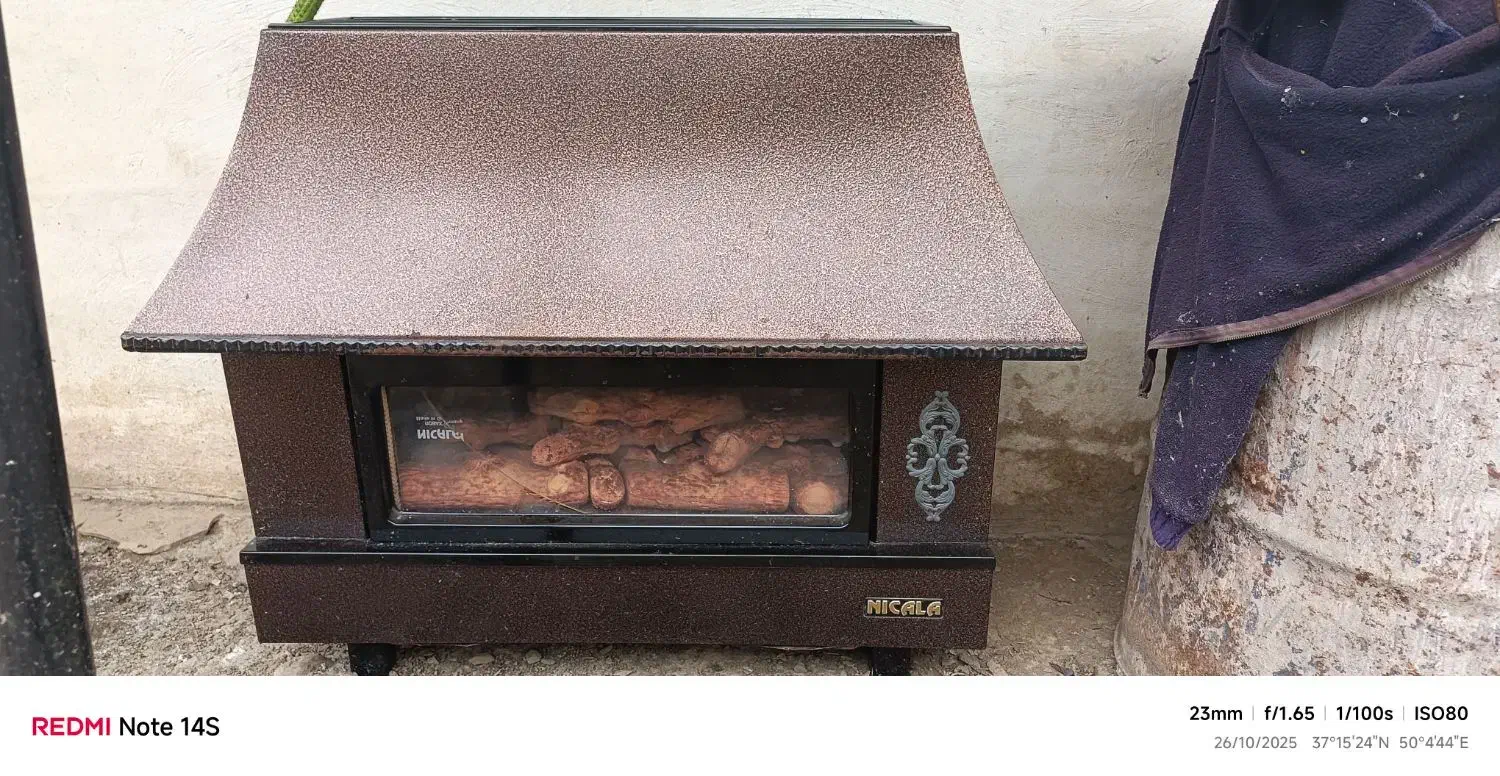 بخاری گازی شومینه‌ای نیک کالا|بخاری، هیتر، شومینه|لاهیجان, لیالستان|دیوار