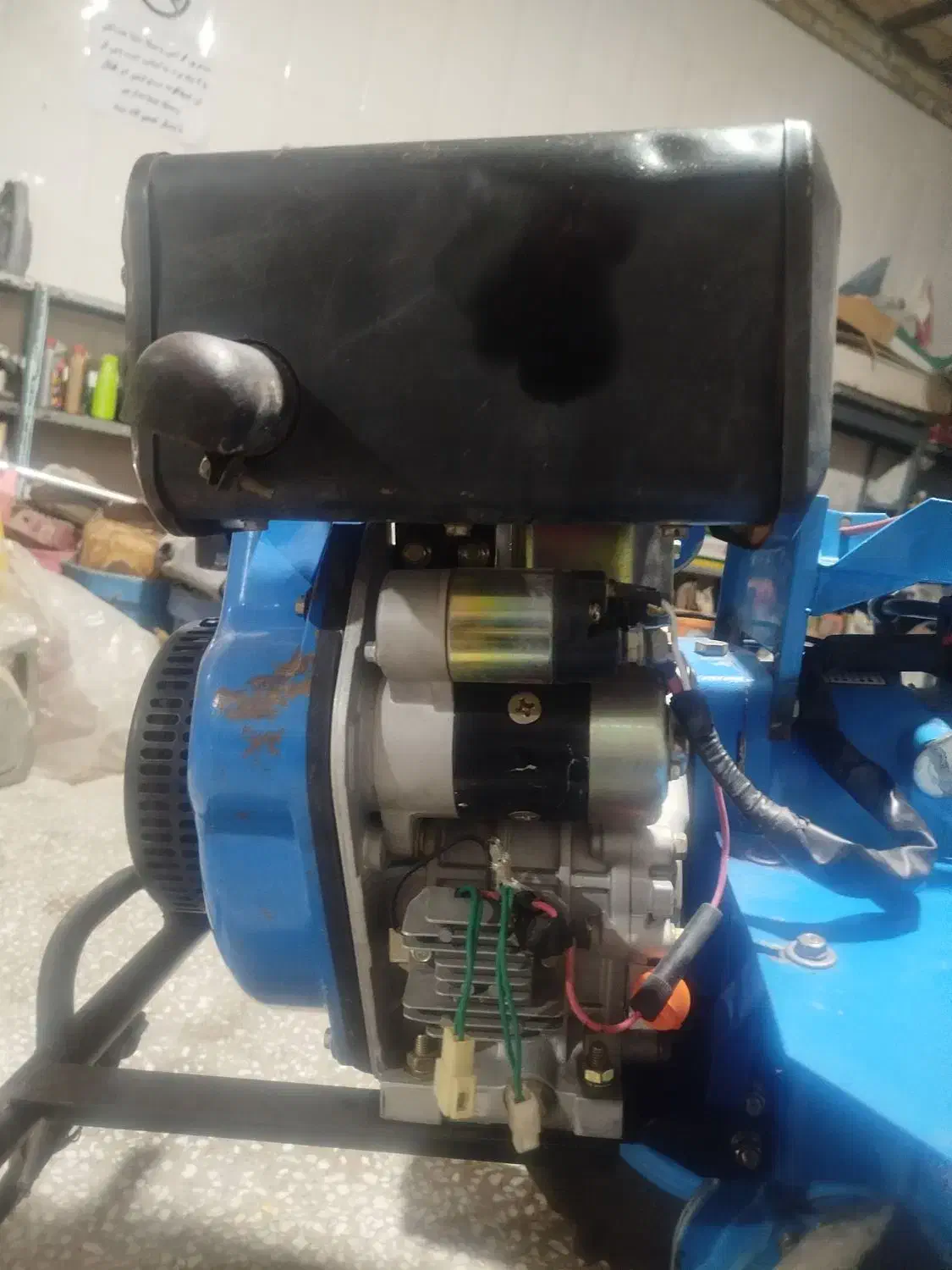 تیلر 10 اسب دیزلی و موتور سمپاش|ماشین‌آلات صنعتی|کرمان, |دیوار