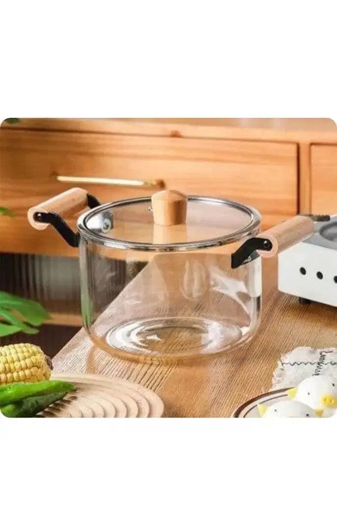 قابلمه پیرکس دسته چوبی|ظروف پختوپز|تهران, جنتآباد جنوبی|دیوار