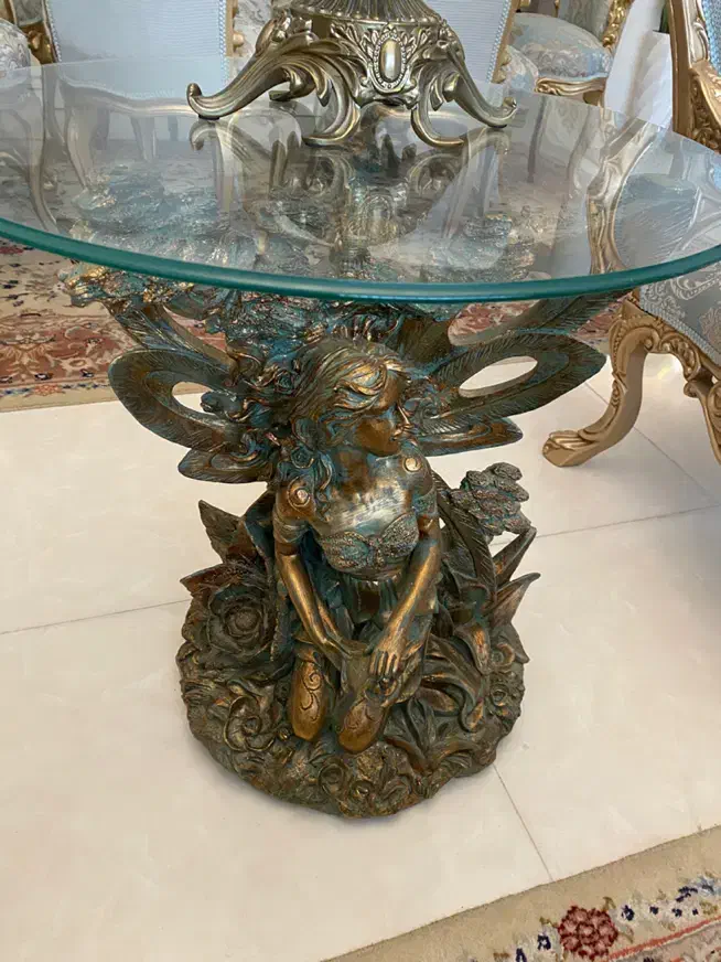 میز کنار مبلی از جنس رزین|مبلمان خانگی و میز عسلی|مشهد, جانباز|دیوار