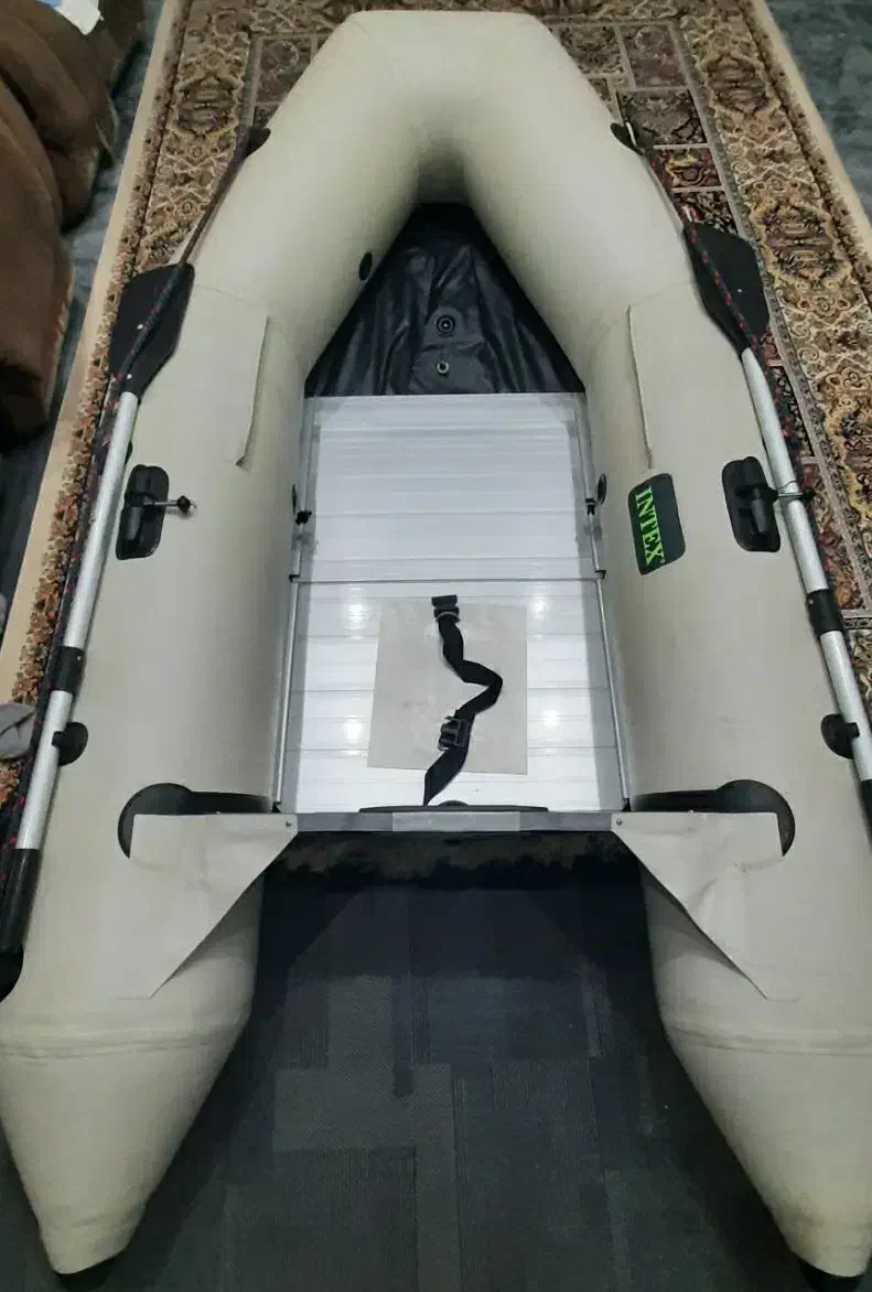 قایق بادی جیمینی ۴نفره با کفی آلمینیوم|قایق و سایر وسایل نقلیه|لنگرود, |دیوار