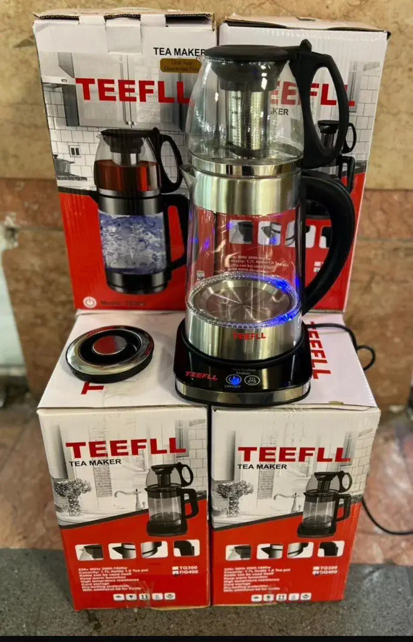 چایساز تفال روهمی لمسی و چایساز بوش کنارهمی|سماور، چای‌ساز، قهوه‌ساز|پردیس, فاز ۸|دیوار