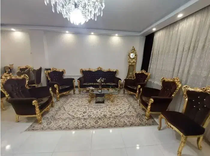 مبل  ۷ نفره با جلو مبلی|مبلمان خانگی و میز عسلی|مشگین شهر, |دیوار