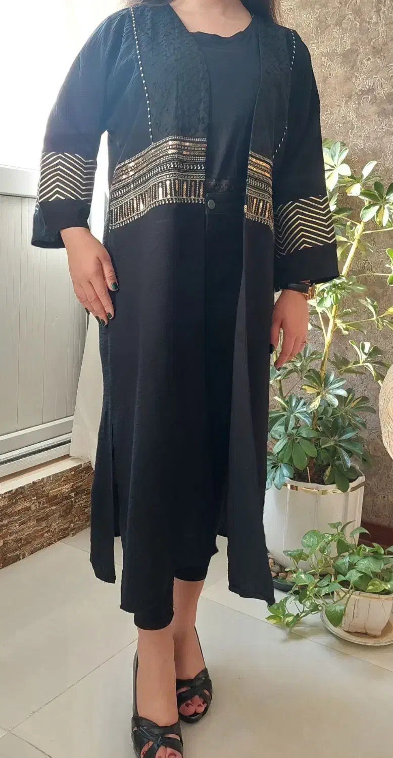 مانتومشکی  فری سایز|لباس|باقرشهر, |دیوار