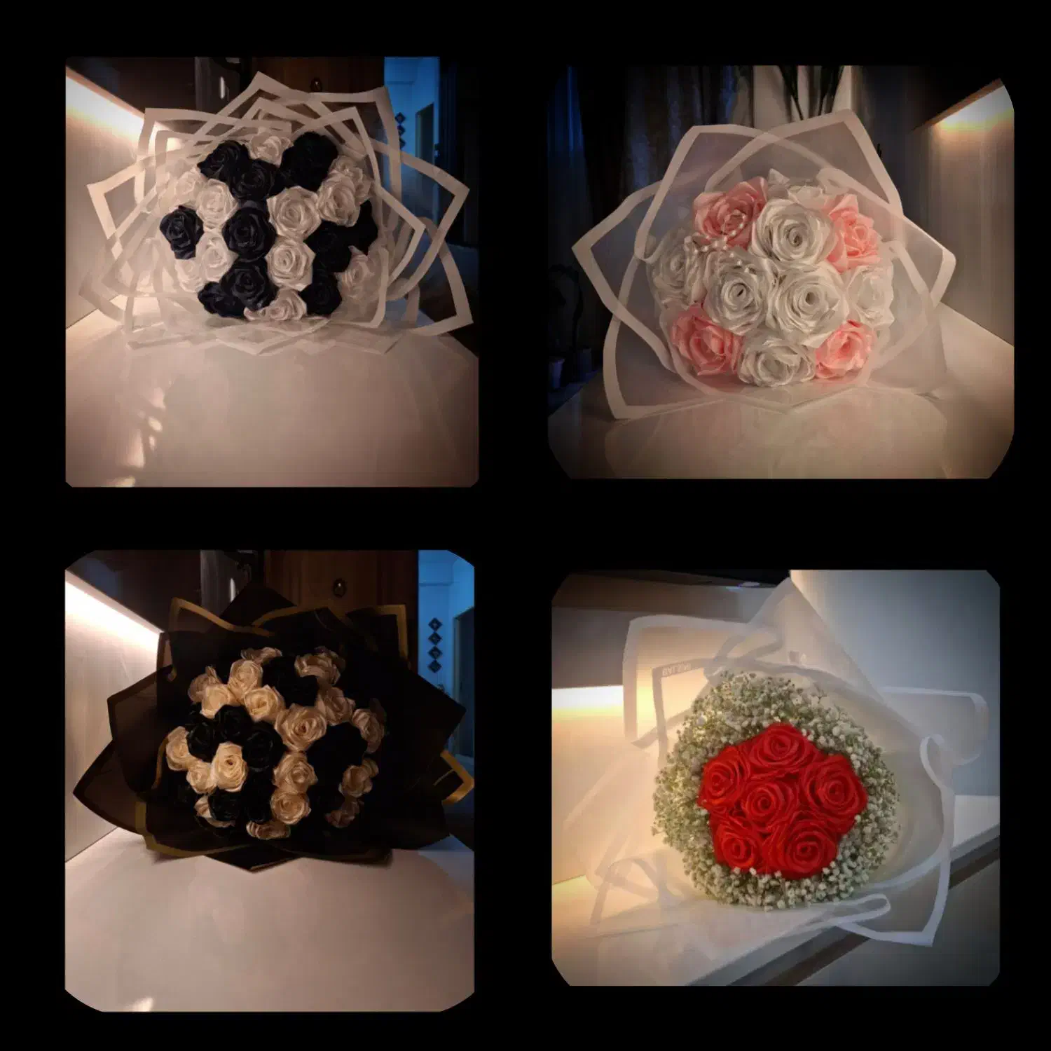 گل خاص روبانی|گل مصنوعی|زنجان, |دیوار