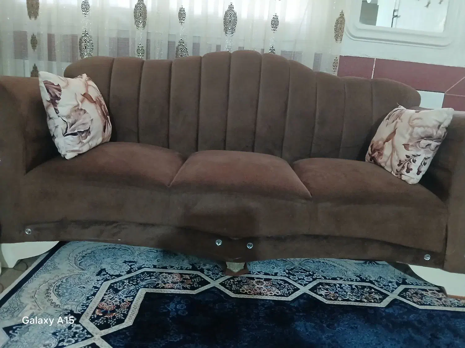 مبل ۷ نفره همراه ۳ تا عسلی|مبلمان خانگی و میز عسلی|اسدآباد, |دیوار